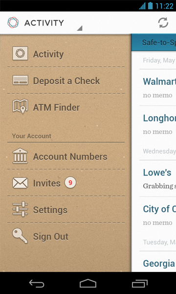 Illustration for article titled Banking with Simple on Android